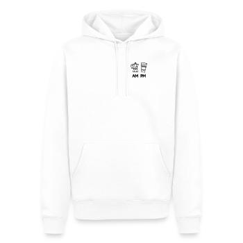 Hesse Abbelwoiglas Äppler Cider Bembel - Sweat à capuche Premium bio Homme - blanc - Devant - Nico (187cm)