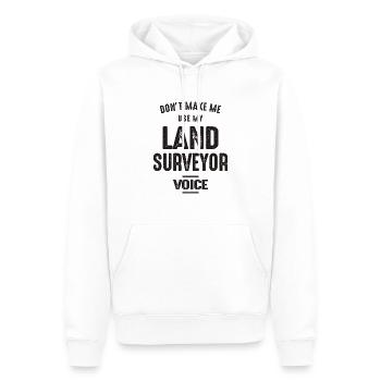 Land Surveyor Job Occupation - Men’s Premium Organic Hoodie - white - Front - Nico (187cm)