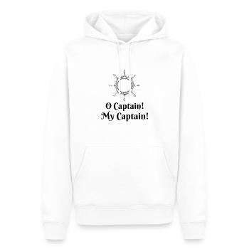 O Captain! My Captain! - Männer Premium Bio Hoodie - Weiß - Vorne - Nico (187cm)
