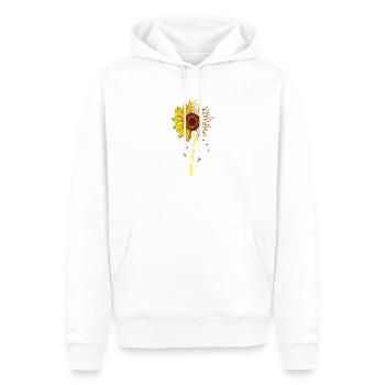 Multiple Sklerose Bewusstsein Sonnenblume MS Liebhaber - Männer Premium Bio Hoodie - Weiß - Vorne - Nico (187cm)