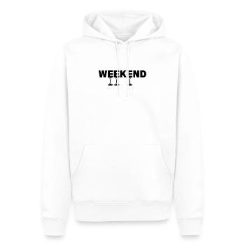 Weekend Wine Trinken Party Alkohohl - Männer Premium Bio Hoodie - Weiß - Vorne - Nico (187cm)