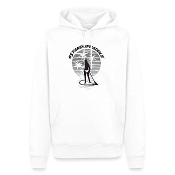 SUP - Men’s Premium Organic Hoodie - white - Front - Nico (187cm)