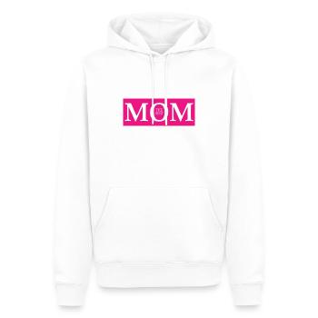 RansaiDesign - Männer Premium Bio Hoodie - Weiß - Vorne - Nico (187cm)