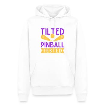 Tilted Pinball Tested Pinball Machine Arcade Game - Männer Premium Bio Hoodie - Weiß - Vorne - Nico (187cm)
