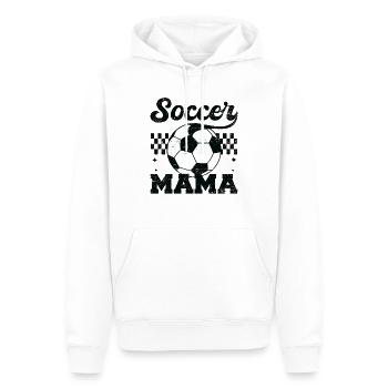 Football Maman Détresse Fête des Mères Maman - Sweat à capuche Premium bio Homme - blanc - Devant - Nico (187cm)