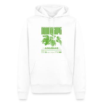 Aquascaping Anubias Plante Aquatique Fish Keeper - Sweat à capuche Premium bio Homme - blanc - Devant - Nico (187cm)