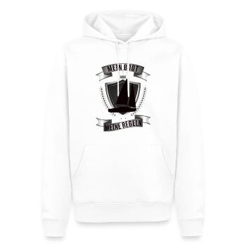 Mein Boot Meine Regeln Segelboot Kapitän Segler - Männer Premium Bio Hoodie - Weiß - Vorne - Nico (187cm)