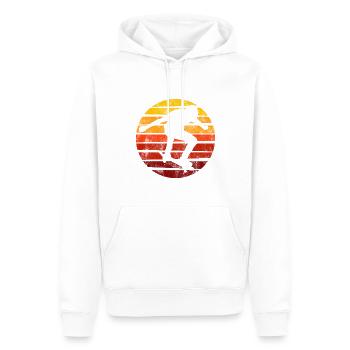 Skateboarder Skateboard Skater Skate Skateing - Sweat à capuche Premium bio Homme - blanc - Devant - Nico (187cm)