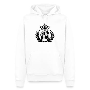 könig fussball - Men’s Premium Organic Hoodie - white - Front - Nico (187cm)