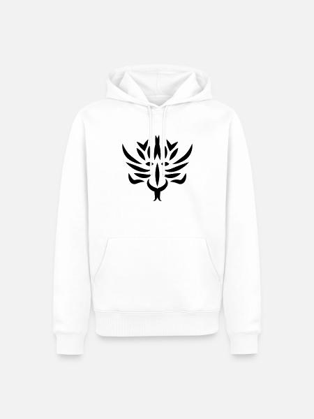 Tribal Fantasy - Männer Premium Bio Hoodie - Weiß