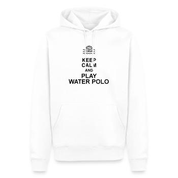 Wasserball / Waterpolo / Water Polo / Sport - Männer Premium Bio Hoodie - Weiß - Vorne - Nico (187cm)