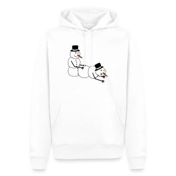 schneemann sex ficken pollen doggy style von hinte - Männer Premium Bio Hoodie - Weiß - Vorne - Nico (187cm)