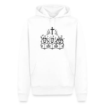 Chor Kirchenkinder - Männer Premium Bio Hoodie - Weiß - Vorne - Nico (187cm)