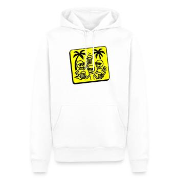 Skelett Urlaub Party Bier - Männer Premium Bio Hoodie - Weiß - Vorne - Nico (187cm)