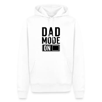 Père-être Père Cadeau Dire - Sweat à capuche Premium bio Homme - blanc - Devant - Nico (187cm)