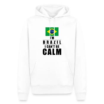 Brasilianer Spruch - Männer Premium Bio Hoodie - Weiß - Vorne - Nico (187cm)