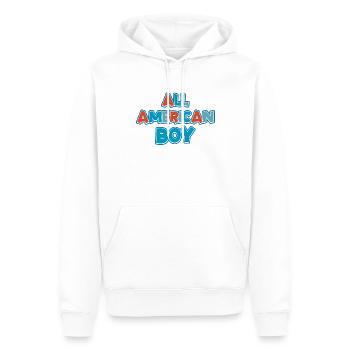 All American Boy Family - Men’s Premium Organic Hoodie - white - Front - Nico (187cm)