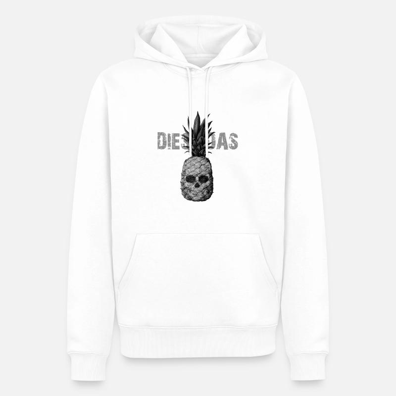 C’est l’ananas - Sweat à capuche Premium bio Homme - blanc