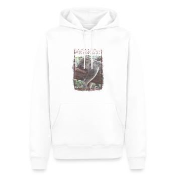 Besoin de plus de pyjama koala - Sweat à capuche Premium bio Homme - blanc - Devant - Nico (187cm)