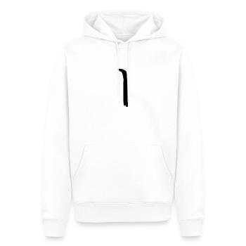 Korean letter I - Men’s Premium Organic Hoodie - white - Front - Nico (187cm)