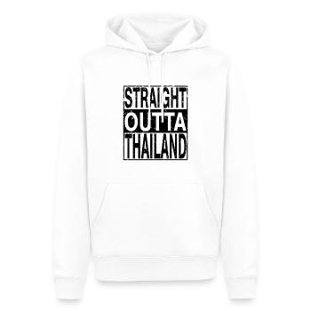 Thailand Straight outta Thailand - Männer Premium Bio Hoodie - Weiß - Vorne - Nico (187cm)
