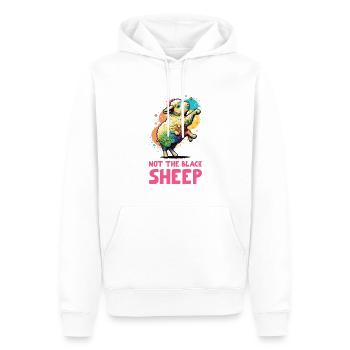 Not The Black Sheep - Men’s Premium Organic Hoodie - white - Front - Nico (187cm)