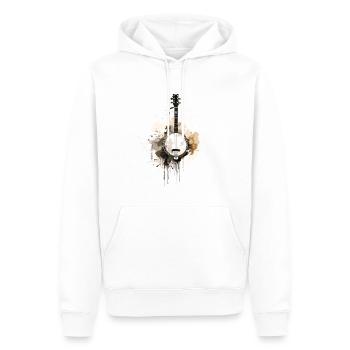 Banjo Authentisches Bluegrass & - Männer Premium Bio Hoodie - Weiß - Vorne - Nico (187cm)