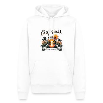 ast Call Thrill Seeker - Passionné de vie nocturne - Sweat à capuche Premium bio Homme - blanc - Devant - Nico (187cm)