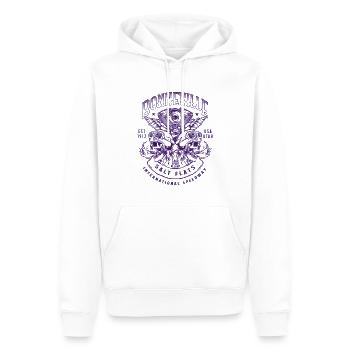 Bonneville Salt Flats Motorradrennen Vintage - Männer Premium Bio Hoodie - Weiß - Vorne - Nico (187cm)