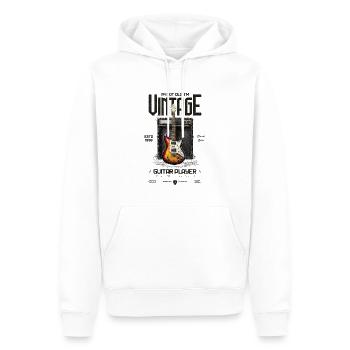 Ich bin nicht alt, ich bin Vintage Retro 1998 Gitarre - Männer Premium Bio Hoodie - Weiß - Vorne - Nico (187cm)