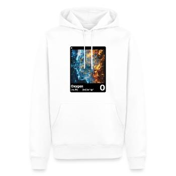 Periodensystem Element Sauerstoff (O) 008 - Männer Premium Bio Hoodie - Weiß - Vorne - Nico (187cm)