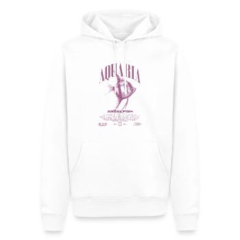 Altum Kaiserfisch Cichlid Fish Keeper Streetwear - Männer Premium Bio Hoodie - Weiß - Vorne - Nico (187cm)