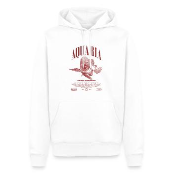 Asiatische Arowana Monster Fish Keeper Streetwear - Männer Premium Bio Hoodie - Weiß - Vorne - Nico (187cm)