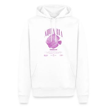 Diskus-Buntbarsch Fish Keeper Moderne Streetwear - Männer Premium Bio Hoodie - Weiß - Vorne - Nico (187cm)