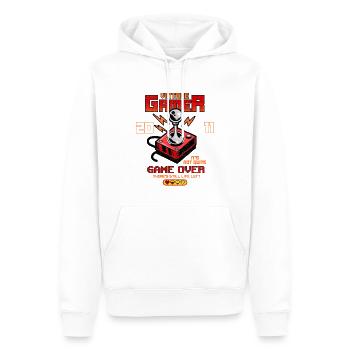 Vintage Gamer seit 2011 Lustiger Geburtstag Gaming - Männer Premium Bio Hoodie - Weiß - Vorne - Nico (187cm)