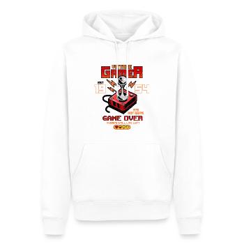 Vintage Gamer seit 1954 Lustige Geburtstagsspiele - Männer Premium Bio Hoodie - Weiß - Vorne - Nico (187cm)