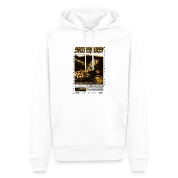 Crocodile chinois lézard Shinisaurus crocodilurus - Sweat à capuche Premium bio Homme - blanc - Devant - Nico (187cm)