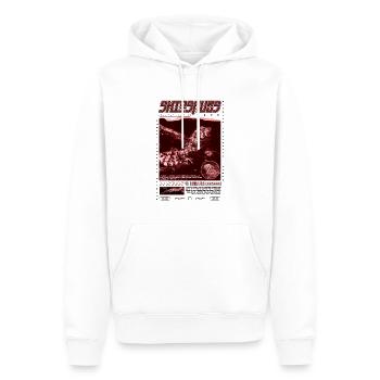 Crocodile chinois lézard Shinisaurus crocodilurus - Sweat à capuche Premium bio Homme - blanc - Devant - Nico (187cm)