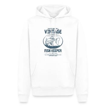 Vintage Fish Keeper Tropischer Fisch Geburtstag 2011 - Männer Premium Bio Hoodie - Weiß - Vorne - Nico (187cm)