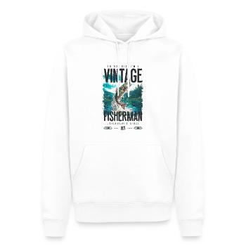Jahrgang Forelle Fischer Angeln Geburtstag 1971 - Männer Premium Bio Hoodie - Weiß - Vorne - Nico (187cm)