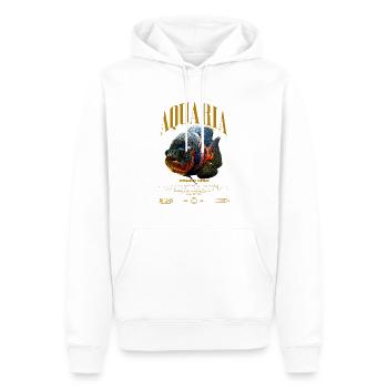Oscar Fish Changement d’eau Poisson Monstre - Sweat à capuche Premium bio Homme - blanc - Devant - Nico (187cm)