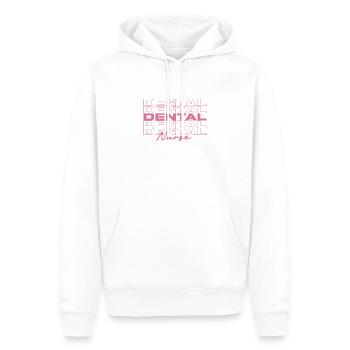 Infirmière dentaire Infirmières médicales élégantes - Sweat à capuche Premium bio Homme - blanc - Devant - Nico (187cm)