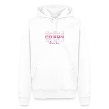 Infirmière de prison Infirmières médicales élégantes - Sweat à capuche Premium bio Homme - blanc - Devant - Nico (187cm)