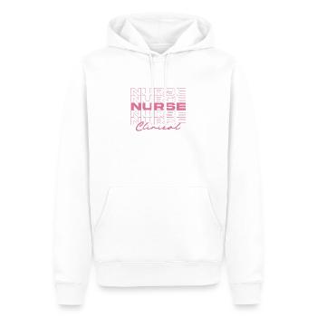 Klinische Krankenschwester Medizinische Krankenschwestern Stilvoll - Männer Premium Bio Hoodie - Weiß - Vorne - Nico (187cm)