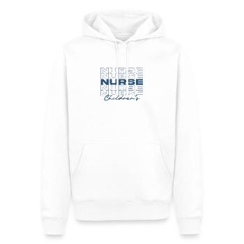 Infirmière pour enfants Infirmières médicales élégantes - Sweat à capuche Premium bio Homme - blanc - Devant - Nico (187cm)