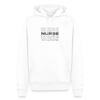 Learning Disability Nurse Medical Nurses Stylish - Men’s Premium Organic Hoodie - white - Front - Nico (187cm)