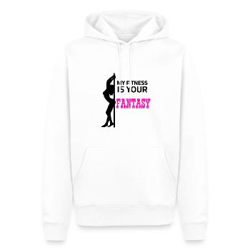 Pole dance fitness Sports Dancing Hobby Dance class - Men’s Premium Organic Hoodie - white - Front - Nico (187cm)