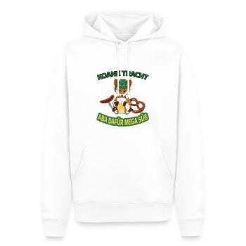 Bayern Fest - Koane Tracht aba but mega sweet - Men’s Premium Organic Hoodie - white - Front - Nico (187cm)