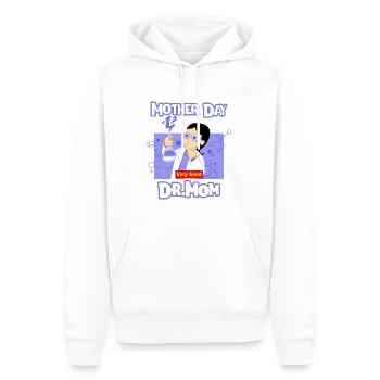 My mother very good - Mother Day - Männer Premium Bio Hoodie - Weiß - Vorne - Nico (187cm)