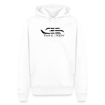 YACHT CREW design - Men’s Premium Organic Hoodie - white - Front - Nico (187cm)